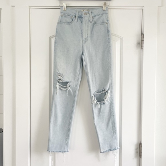 Madewell The Mom Jean Harman Wash - 24 - Picture 6 of 9